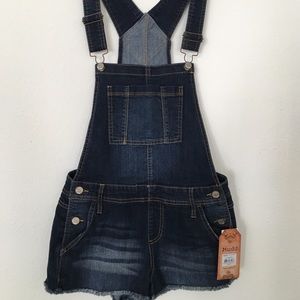 Mudd Jeans - Women's Adjustable Straps Denim Overalls Shorts Mudd Jeans - Women's Adjustable Straps Denim Overalls Shorts